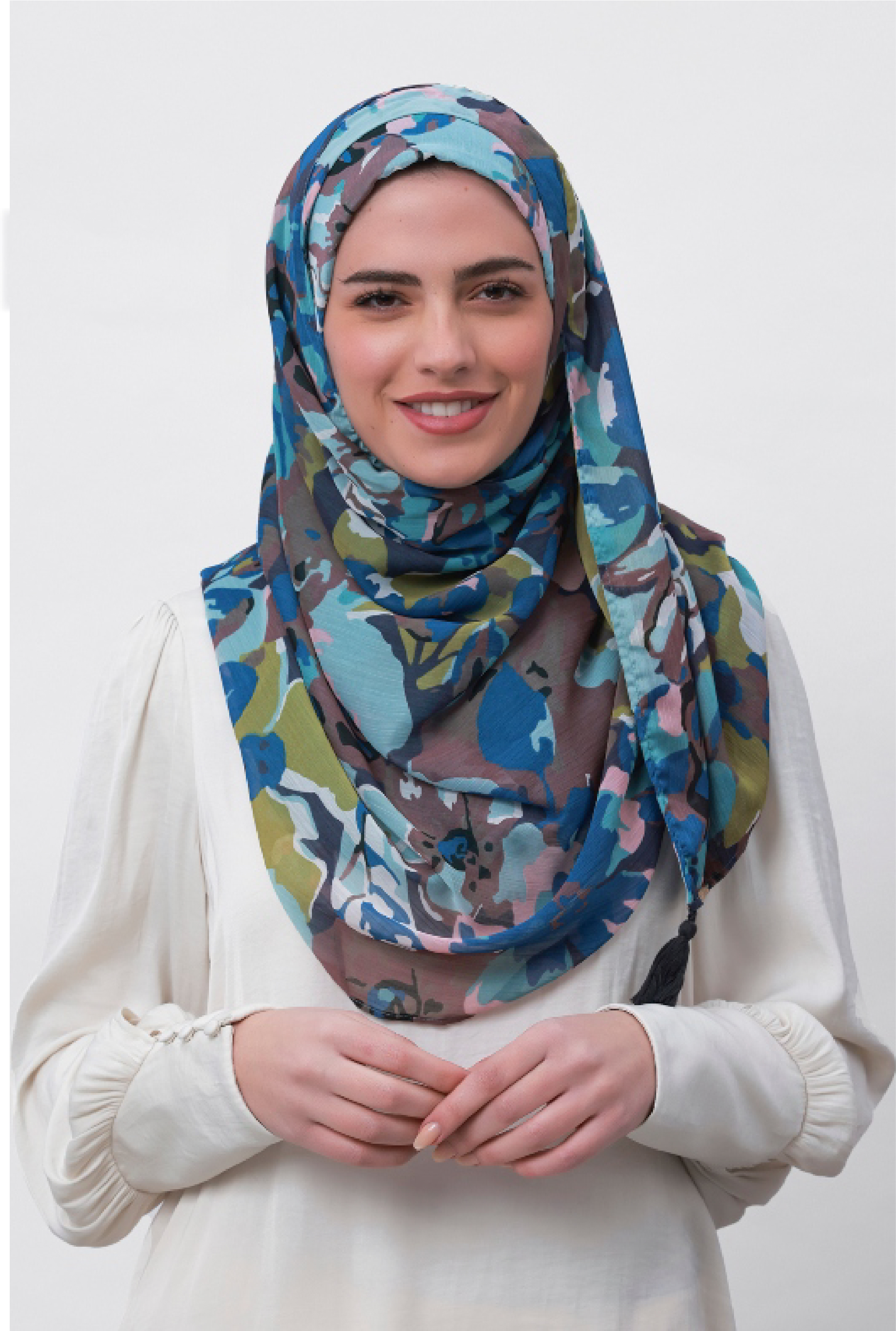 Faith - Printed Crinkled Chiffon