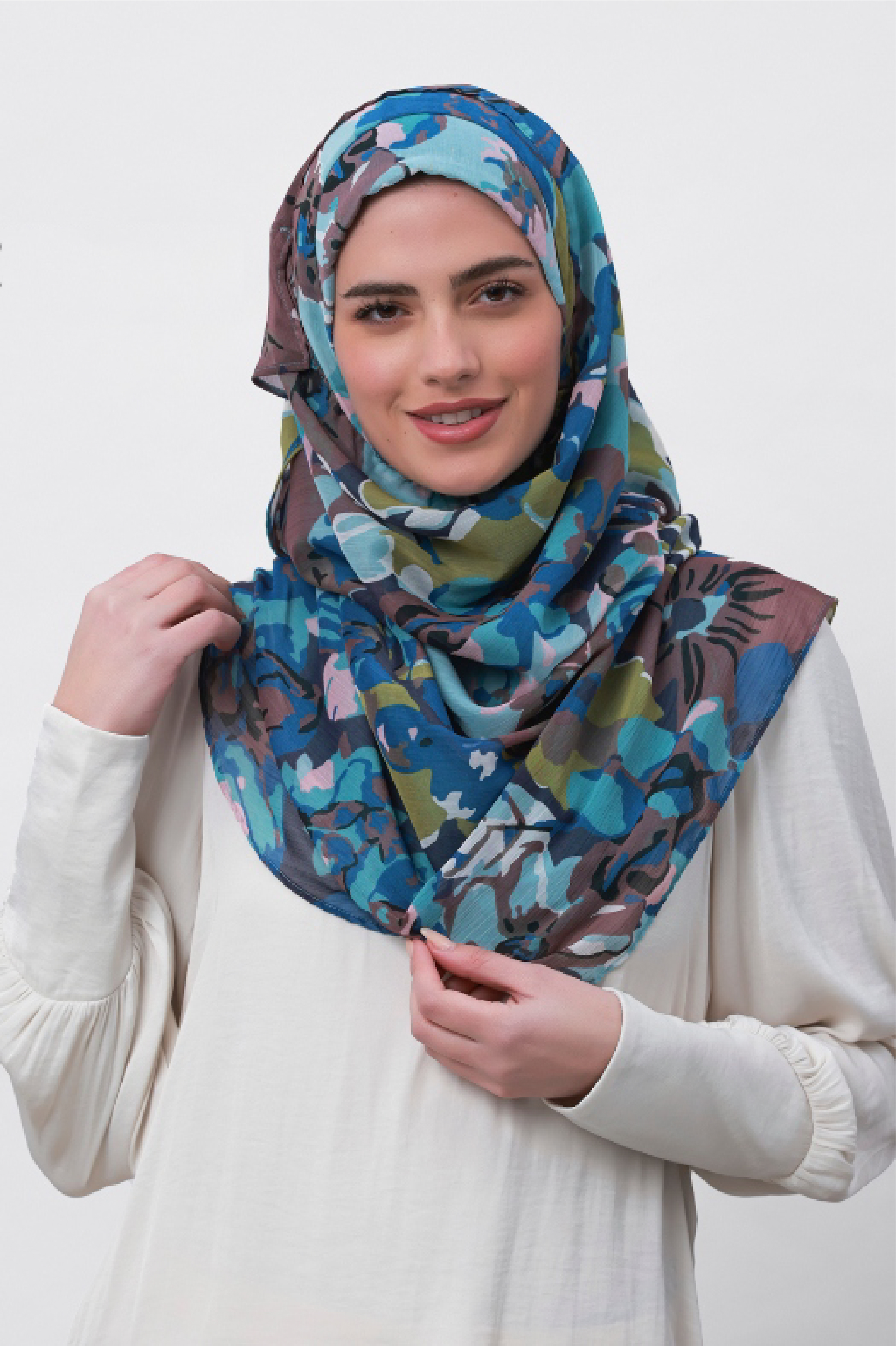 Faith - Printed Crinkled Chiffon