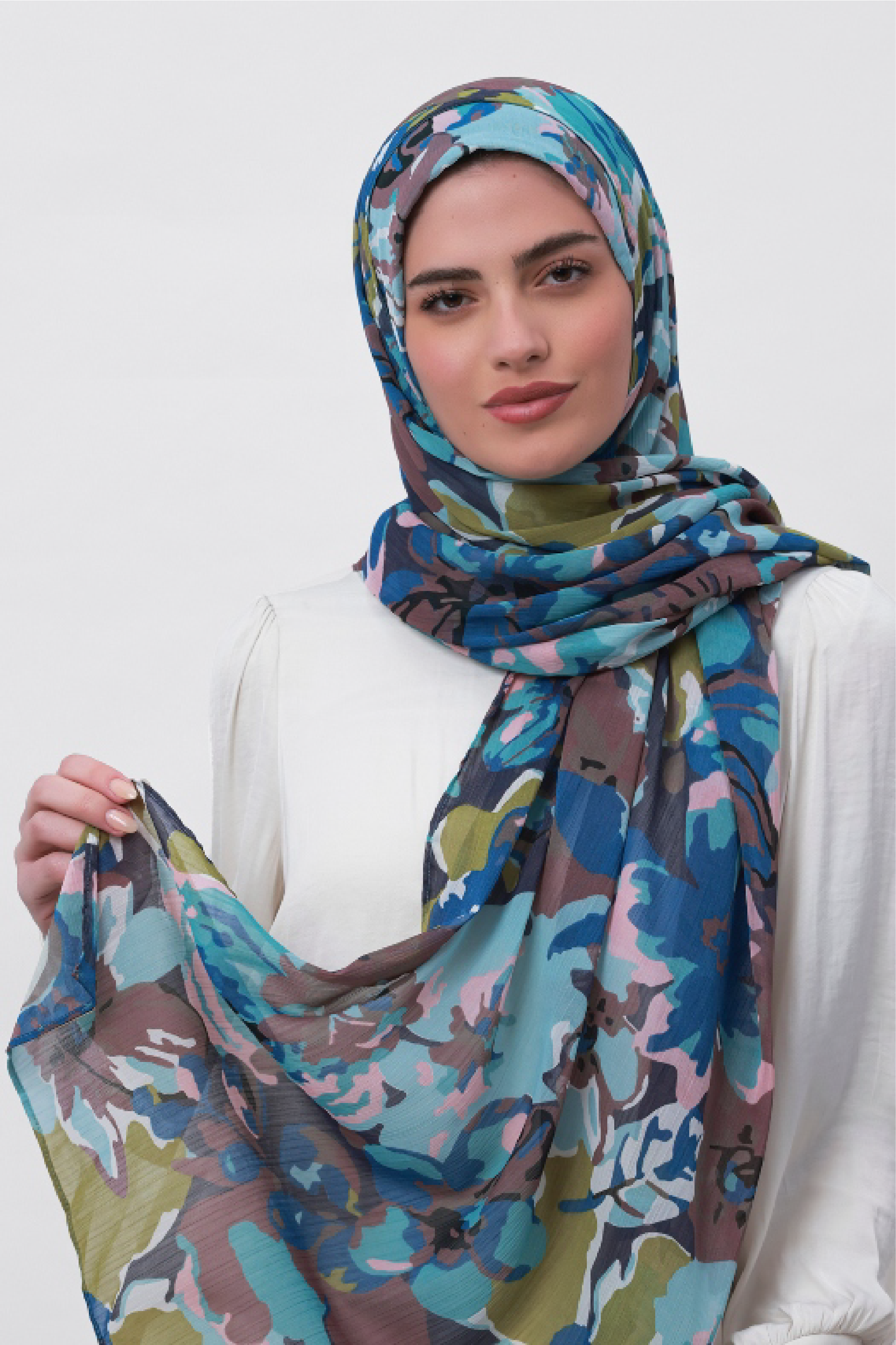 Faith - Printed Crinkled Chiffon