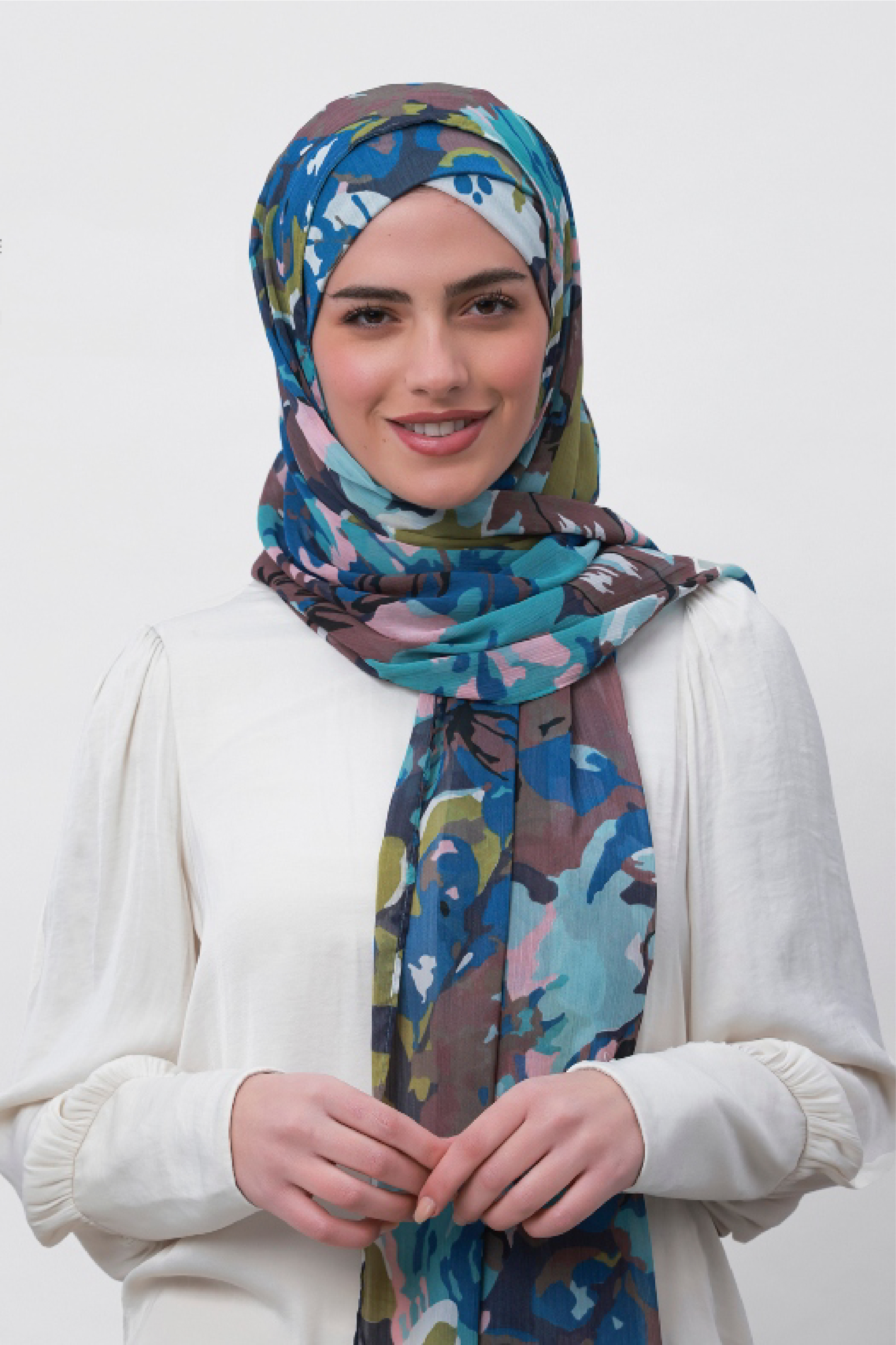 Faith - Printed Crinkled Chiffon