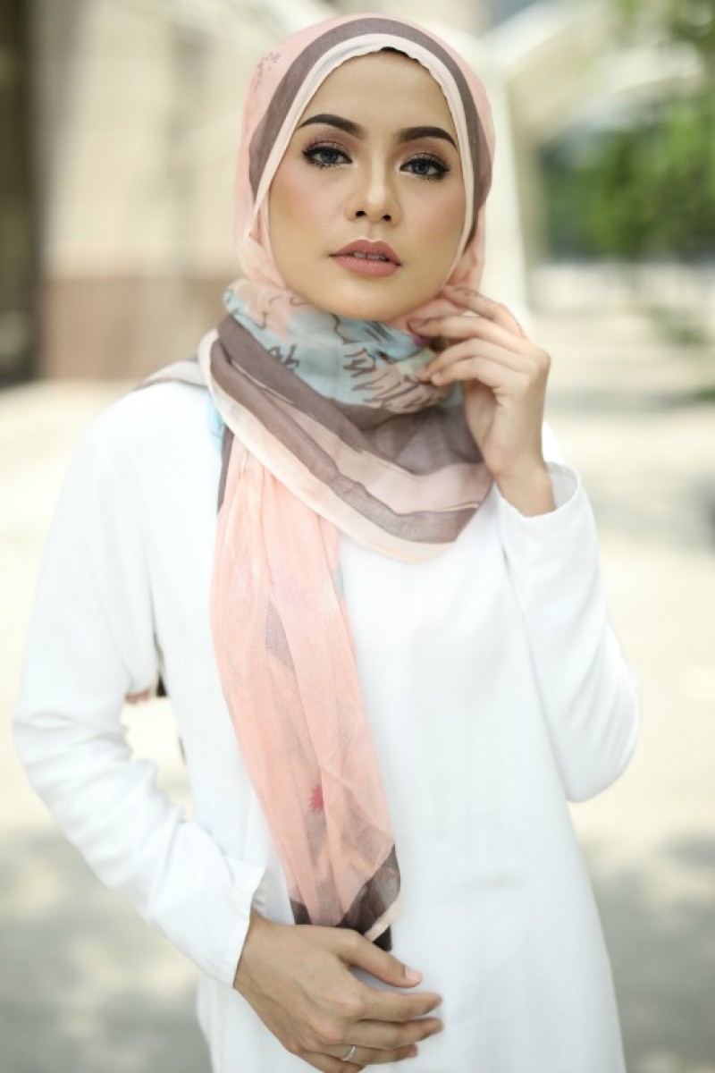 Classic Shawl Printed Long Modal I Love Malaysia