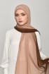 BeigeBrown - Plain Georgette