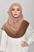 BeigeBrown - Plain Georgette