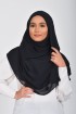 Black Beauty - Plain Smooth Chiffon