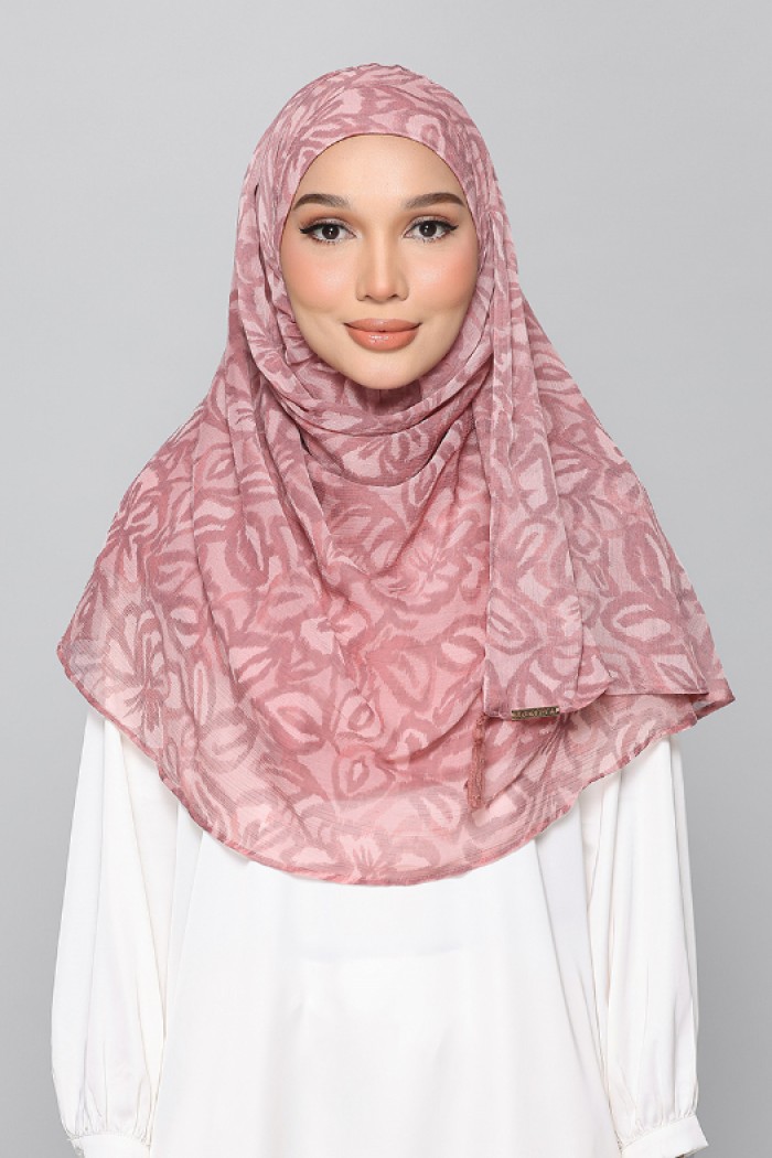 Blushwood - Printed Plus Crinkled Chiffon