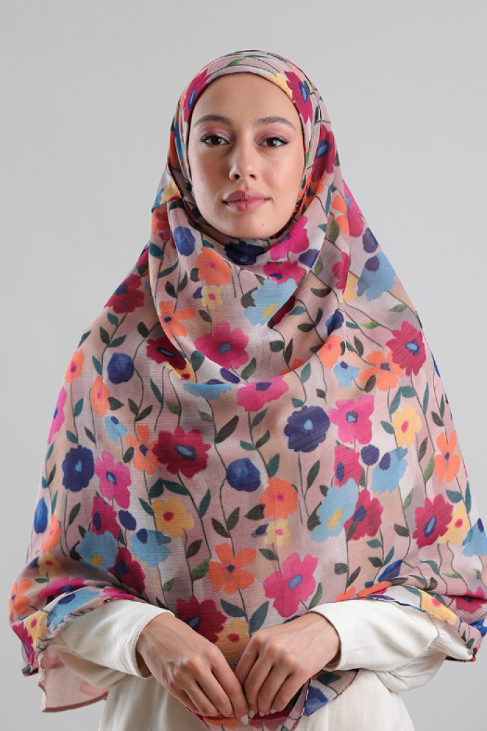 Eleganza - Printed Plus Crinkled Chiffon