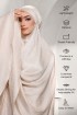 Monogram Almond - Plain Jacquard Satin - Women’s Prayer Set