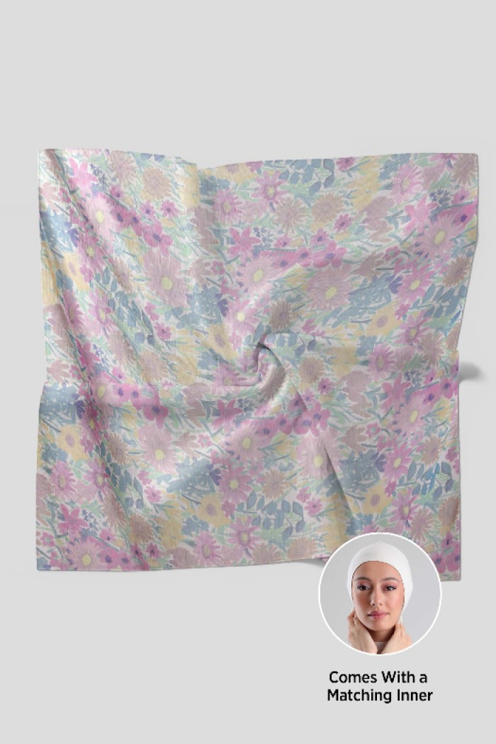 Fiesta Flora - Printed Plus Crinkled Chiffon