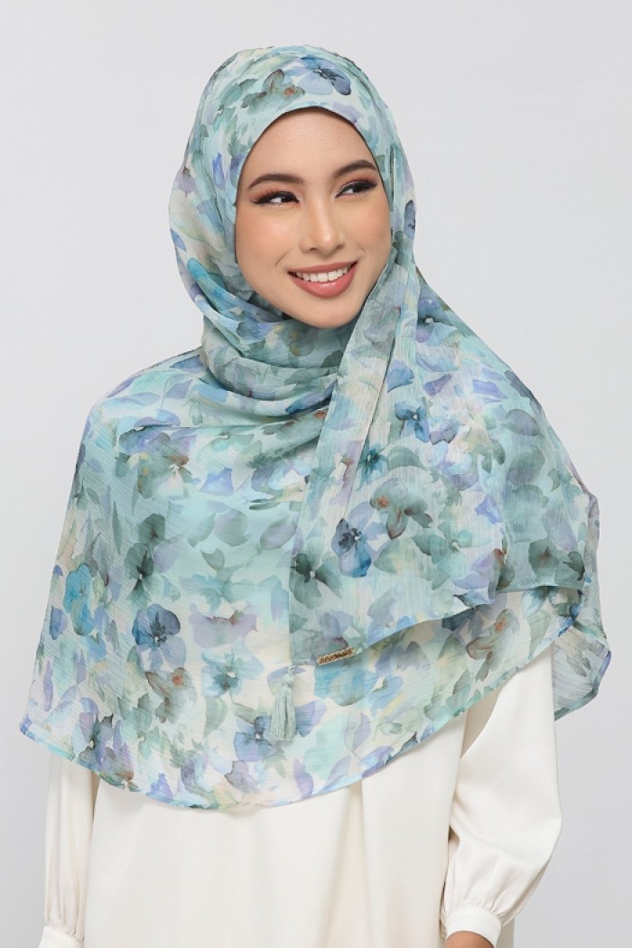 Jinan - Printed Crinkled Chiffon