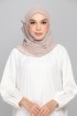 Mushroom - BASICS Plain Lite Chiffon