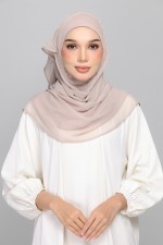 Mushroom - BASICS Plain Lite Chiffon