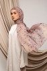 Najma - Printed Plus Crinkled Chiffon with Shimmer