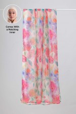 Poppy Picnic - Printed Plus Crinkled Chiffon