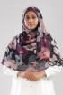 Purpalia - Printed Plus Crinkled Chiffon