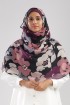 Purpalia - Printed Plus Crinkled Chiffon