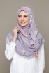 Serene Mauve - Printed HD Smooth Chiffon