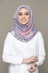 Serene Mauve - Printed HD Smooth Chiffon