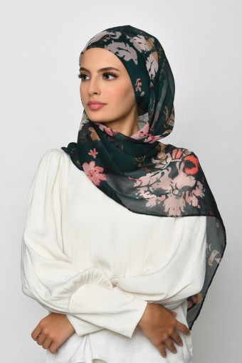 Sounds Of Music - Crinkled Chiffon - Cap Shawl