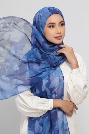 Tasneem - Printed Plus Crinkled Chiffon