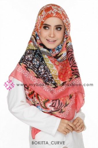 Bokitta Classic Shawl Printed Square Silk Live