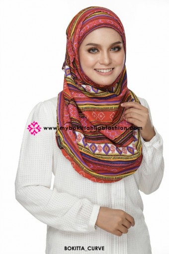 Putra - Printed Chiffon Drape